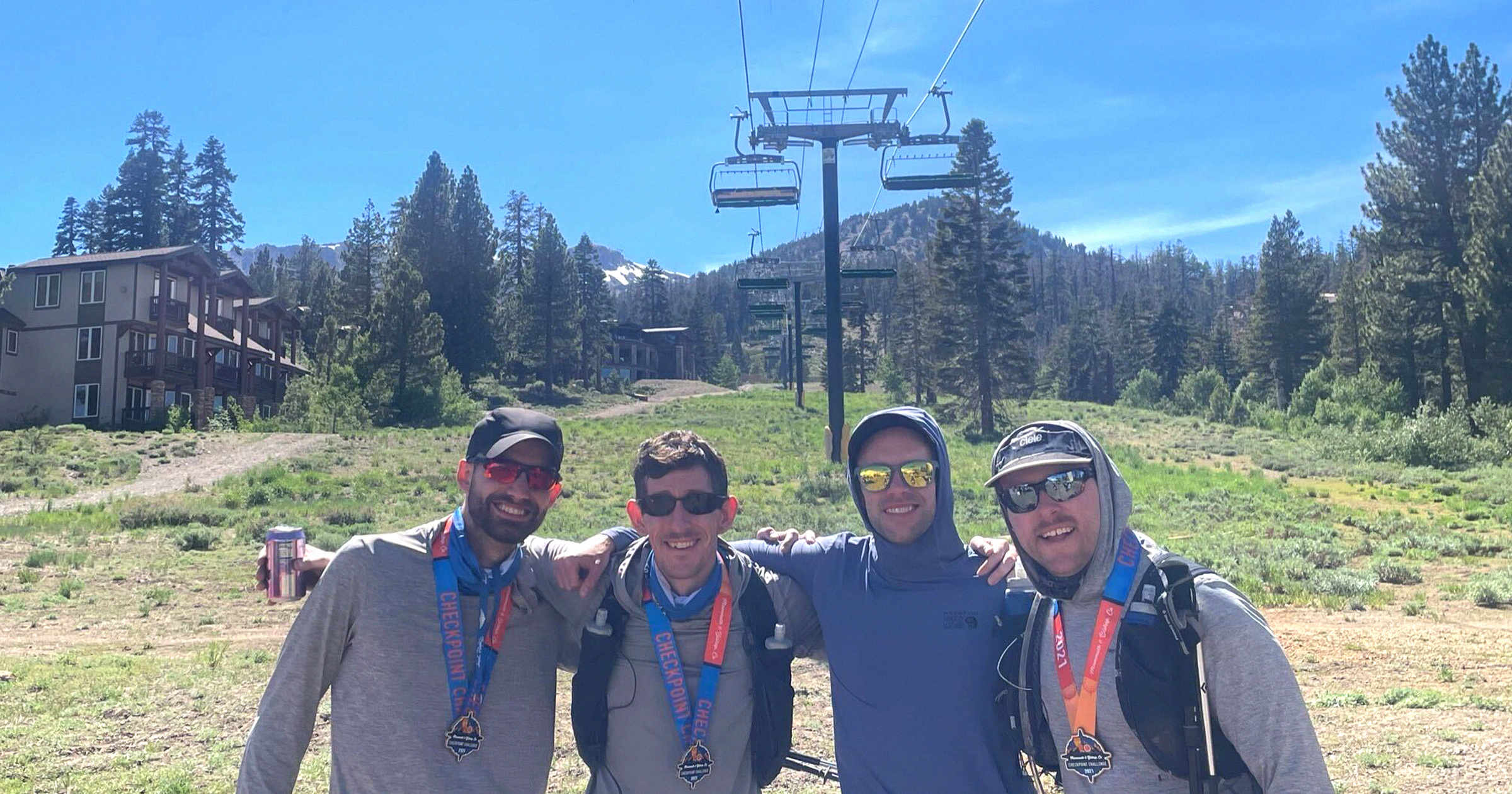 Josh (right) post-Adventure Race