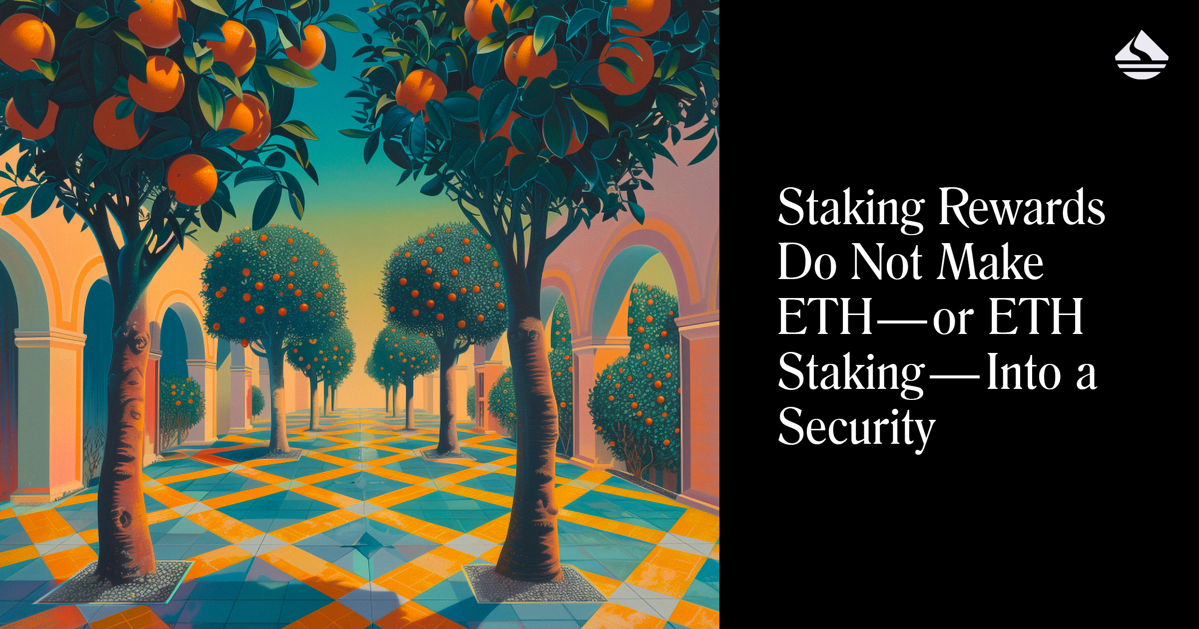 Staking rewards do not make ETH — or ETH staking — into a security