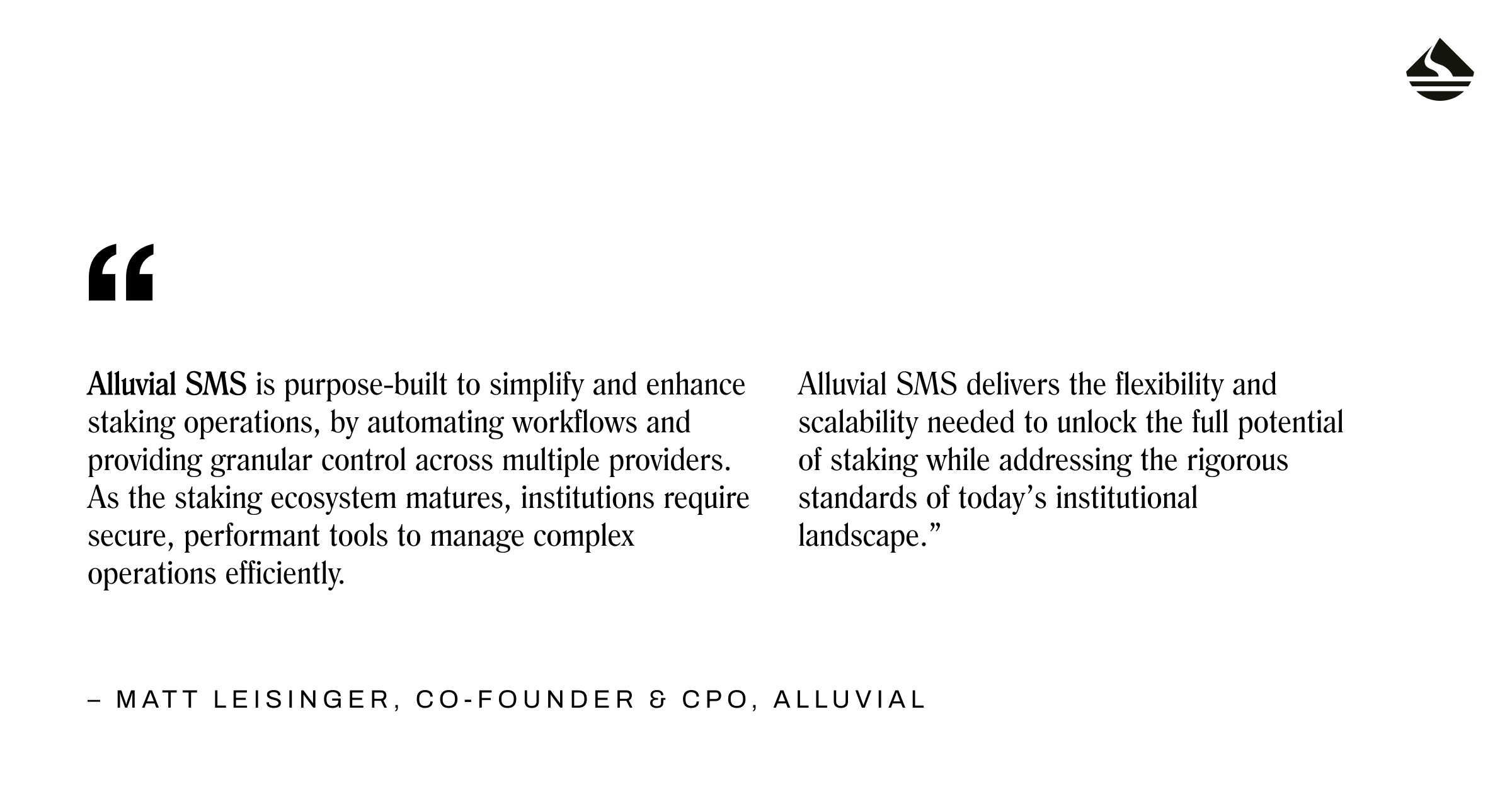 Mara Schmiedt on Alluvial's strategic financing